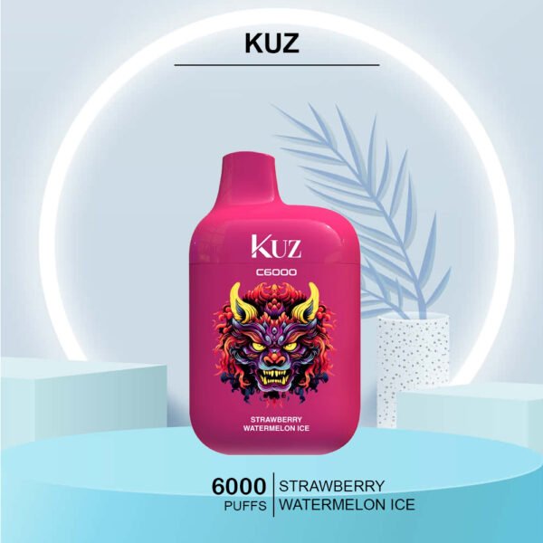 KUZ STRAWBERRY WATERMELON ICE - 6000 PUFFS