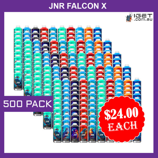 JNR FALCON X - 18000 PUFFS - 500 PACK
