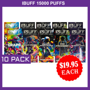 IBUFF SHISHA 10000 PUFFS - 10 PACK