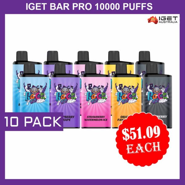 IGET BAR PRO 10000 PUFFS -  10 PACK