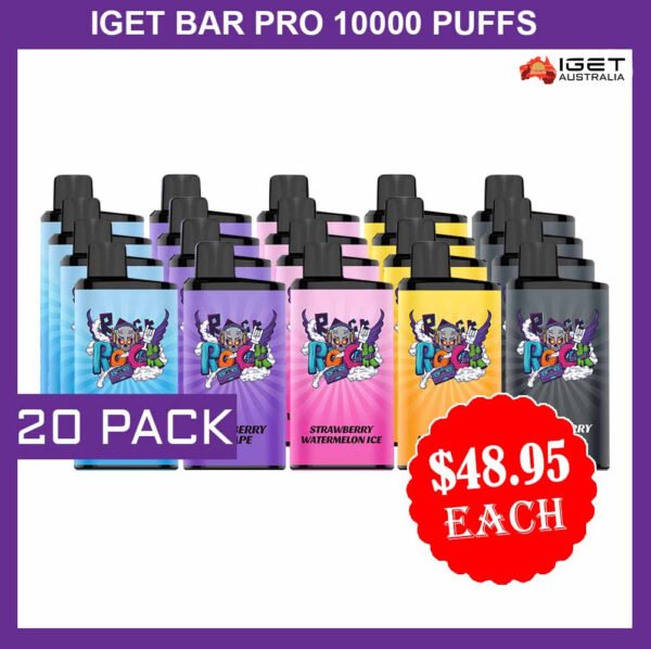 IGET BAR PRO 10000 PUFFS -  20 PACK