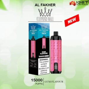 ALFAKHER CROWN BAR - GUM FLAVOUR - 15000 PUFFS