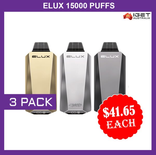 ELUX 15000 PUFFS - 3 PACK