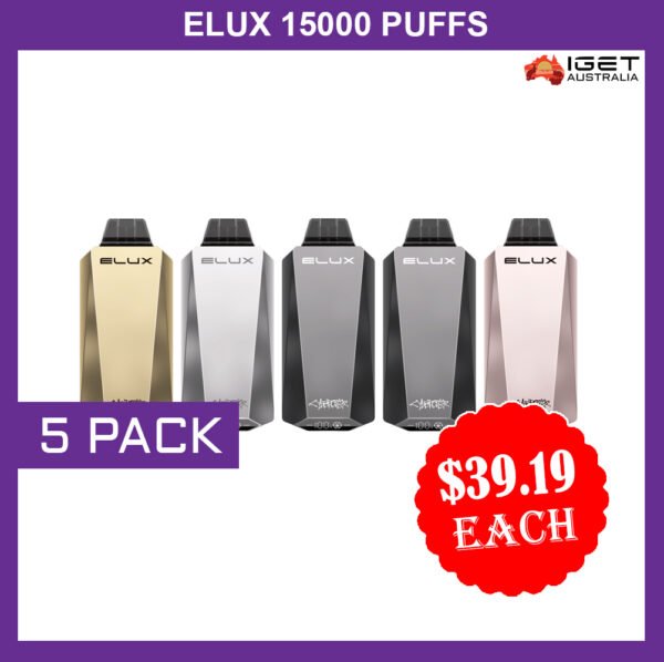 ELUX 15000 PUFFS - 5 PACK