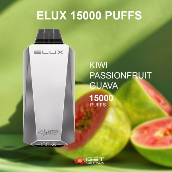 ELUX KIWI PASSIONFRUIT GUAVA - 15000 PUFFS