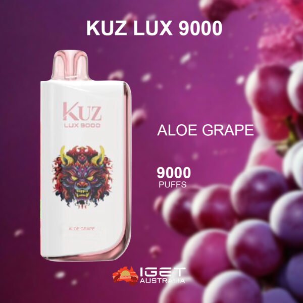 KUZ LUX ALOE GRAPE - 9000 PUFFS