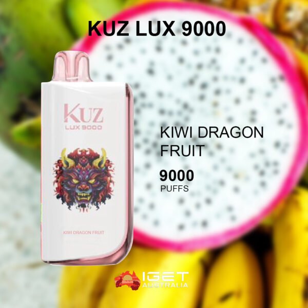 KUZ LUX KIWI DRAGON FRUIT - 9000 PUFFS