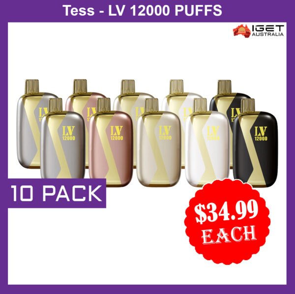 TESS-LV 12000 PUFFS - 10 PACK