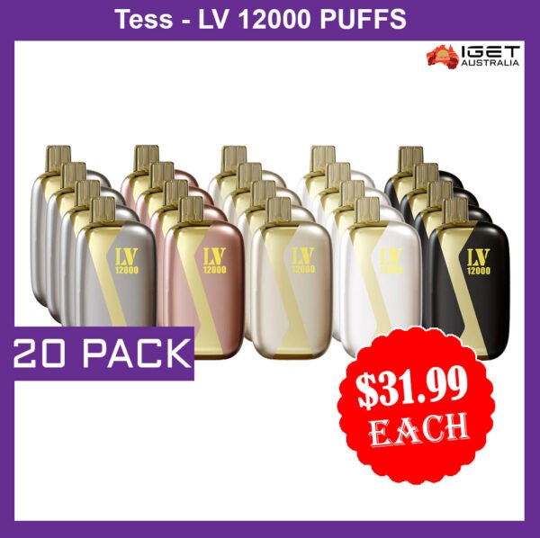 TESS-LV 12000 PUFFS - 20 PACK