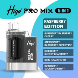 Higo PRO MIX 5 IN 1 - RASPBERRY EDITION - 6000 PUFFS