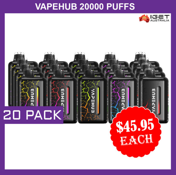 VAPEHUB 20000 PUFFS - 20 PACK