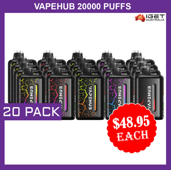 VAPEHUB 20000 PUFFS - 20 PACK