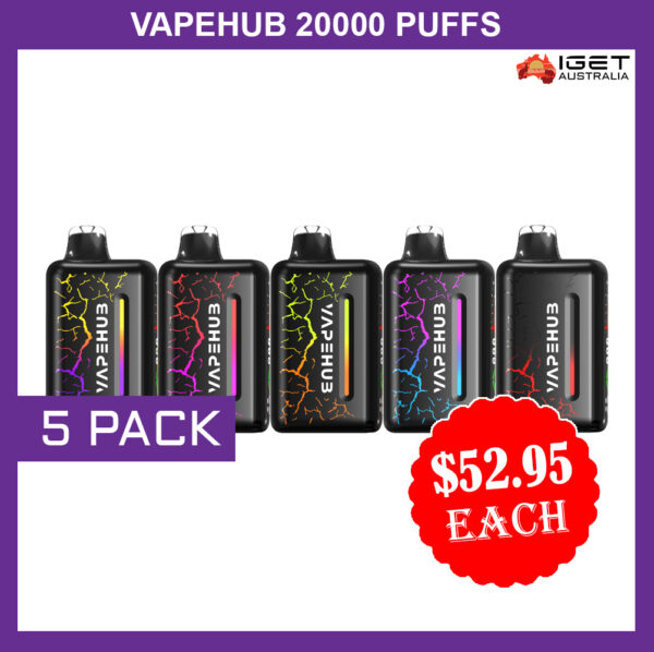 VAPEHUB 20000 PUFFS - 5 PACK