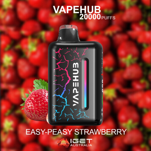 VAPEHUB EASY-PEASY STRAWBERRY - 20000 PUFFS