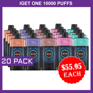 IGET ONE 10000 PUFFS - 20 PACK