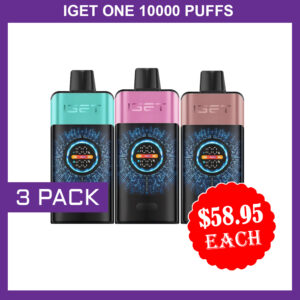 IGET ONE 10000 PUFFS - 3 PACK