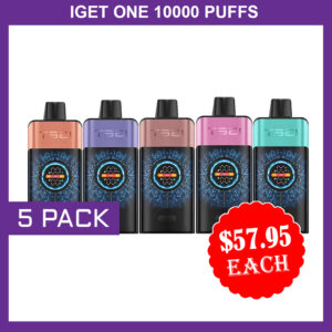 IGET ONE 10000 PUFFS - 5 PACK