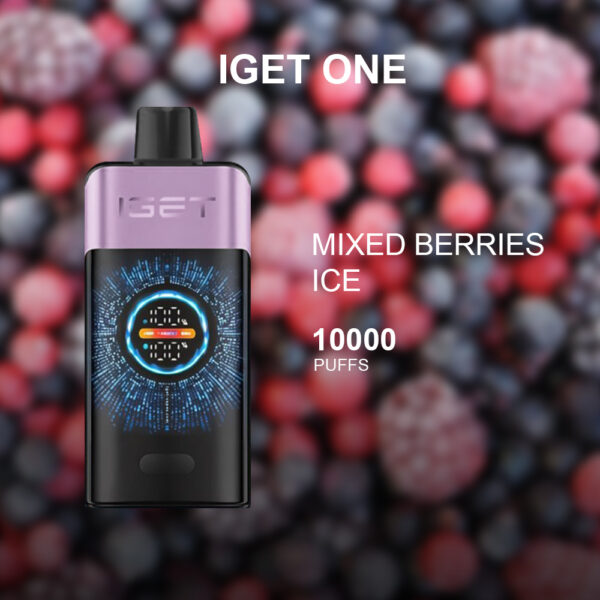 IGET ONE MIXED BERRIES ICE - 10000 PUFFS
