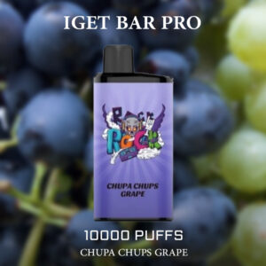 IGET BAR PRO CHUPA CHUPS GRAPE - 10000 PUFFS