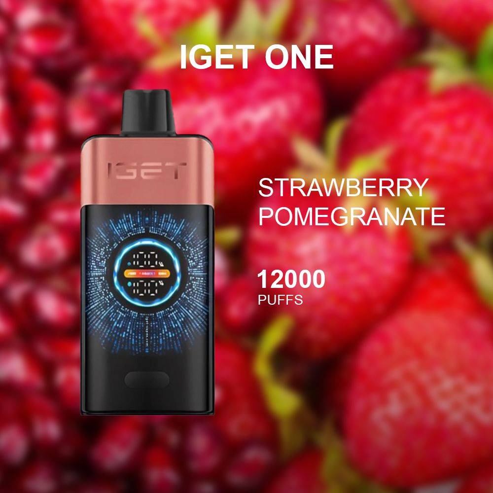 IGET ONE STRAWBERRY POMEGRANATE - 12000 PUFFS
